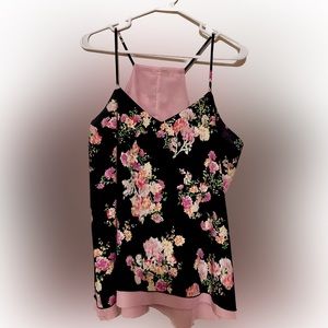 Floral tank size L